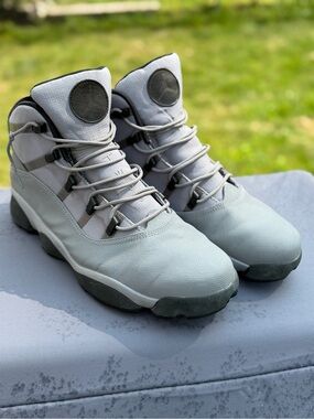 Jordan 6 Rings Winterized- Charcoal Grey/High Voltage Rare Sz 14